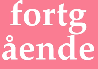 Synonym fortgående