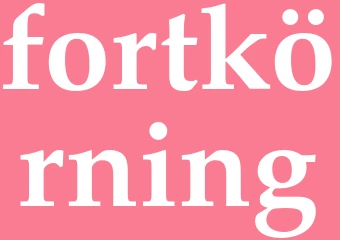 Synonym fortkörning