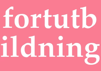 Synonym fortutbildning