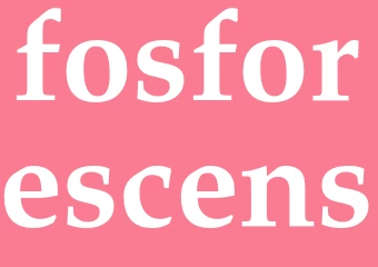 Synonym fosforescens