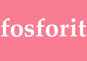Synonym fosforit