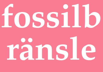 Synonym fossilbränsle