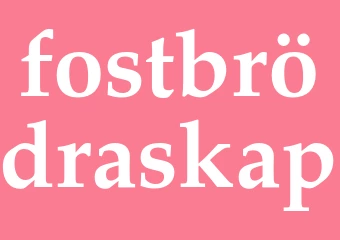 Synonym fostbrödraskap