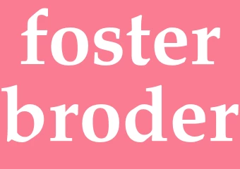 Synonym fosterbroder