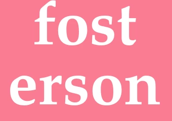 Synonym fosterson