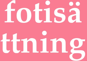 Synonym fotisättning