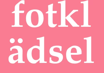 Synonym fotklädsel
