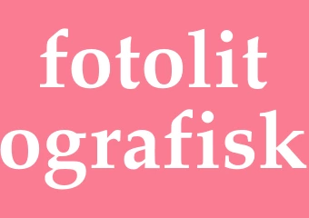 Synonym fotolitografisk