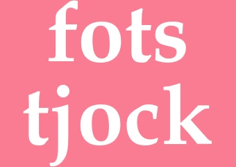 Synonym fotstjock