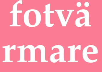 Synonym fotvärmare