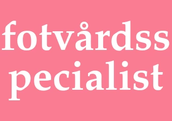Synonym fotvårdsspecialist
