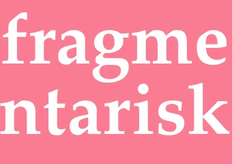 Synonym fragmentarisk