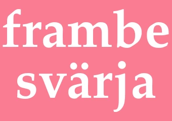 Synonym frambesvärja