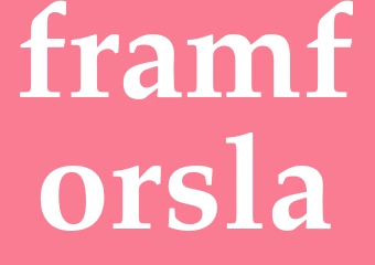 Synonym framforsla