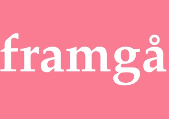 Synonym framgå