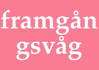 Synonym framgångsvåg