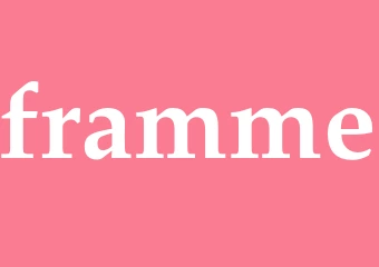Synonym framme