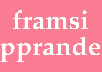 Synonym framsipprande