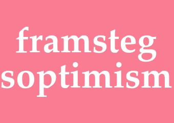 Synonym framstegsoptimism
