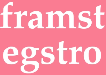 Synonym framstegstro