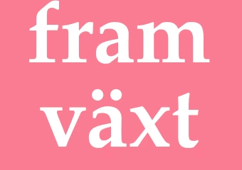 Synonym framväxt