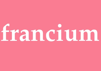 Synonym francium