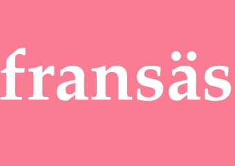 Synonym fransäs
