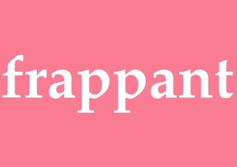Synonym frappant