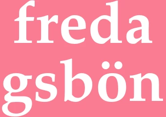 Synonym fredagsbön