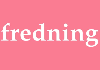 Synonym fredning