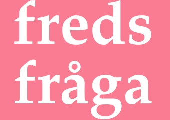 Synonym fredsfråga