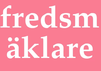 Synonym fredsmäklare