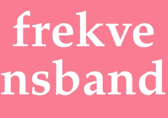 Synonym frekvensband