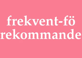 Synonym frekvent förekommande