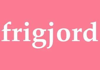 Synonym frigjord