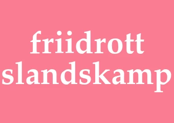 Synonym friidrottslandskamp