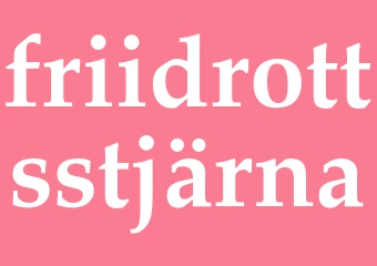 Synonym friidrottsstjärna