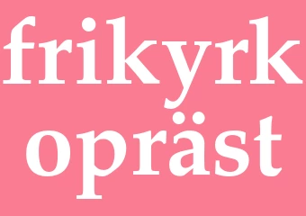 Synonym frikyrkopräst