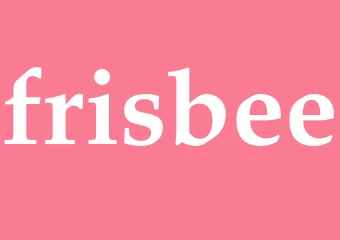 Synonym frisbee