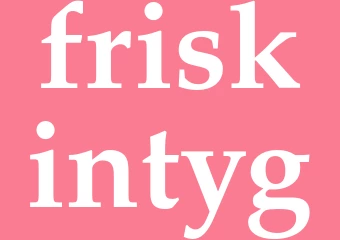 Synonym friskintyg