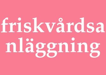 Synonym friskvårdsanläggning
