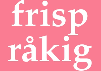 Synonym frispråkig