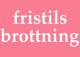 Synonym fristilsbrottning