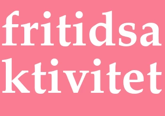 Synonym fritidsaktivitet