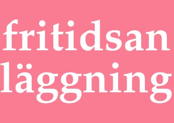 Synonym fritidsanläggning
