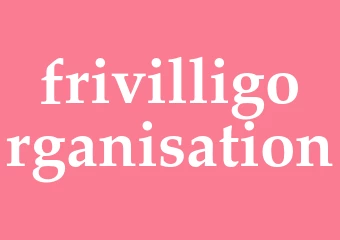 Synonym frivilligorganisation