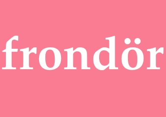 Synonym frondör