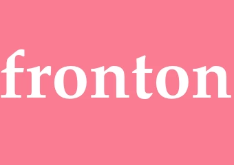 Synonym fronton
