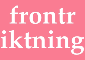 Synonym frontriktning
