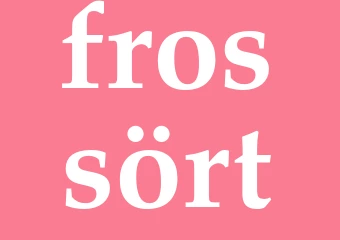 Synonym frossört